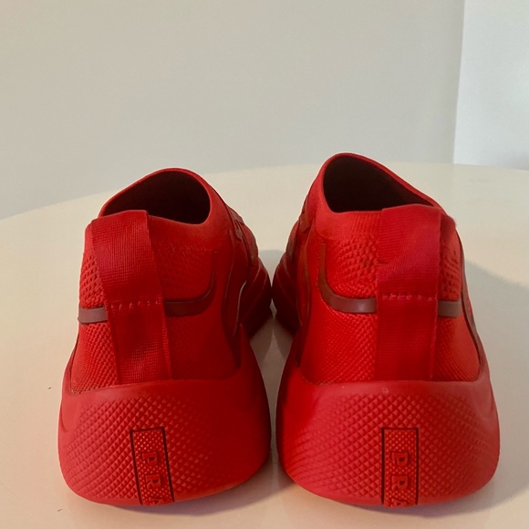 VTG Americas Cup Men’s Red Knit Boat Shoes sz 7, Women’s 8.5 (sz 40) Nice - Picture 9 of 11